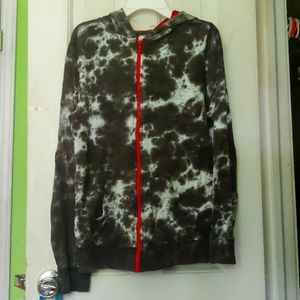 Lightning Themed Jacket with Red Accents